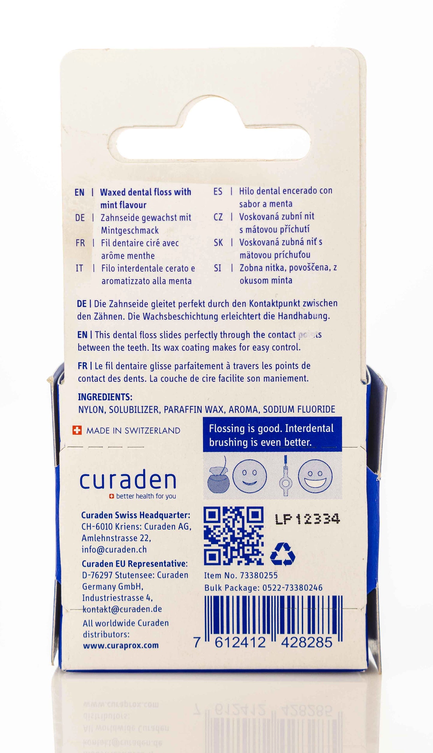 Curaprox Floss Waxed Df 834