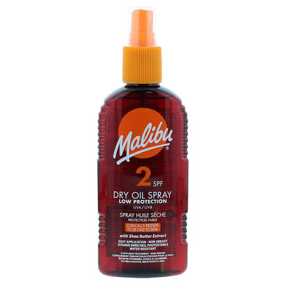 Malibu Spf 2 Dry Oil  Spray 200 Ml