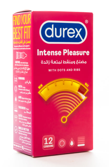 Durex Condom Intense Pleasure 12 Pieces