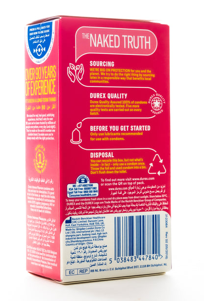 Durex Condom Intense Pleasure 12 Pieces