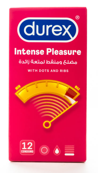 Durex Condom Intense Pleasure 12 Pieces