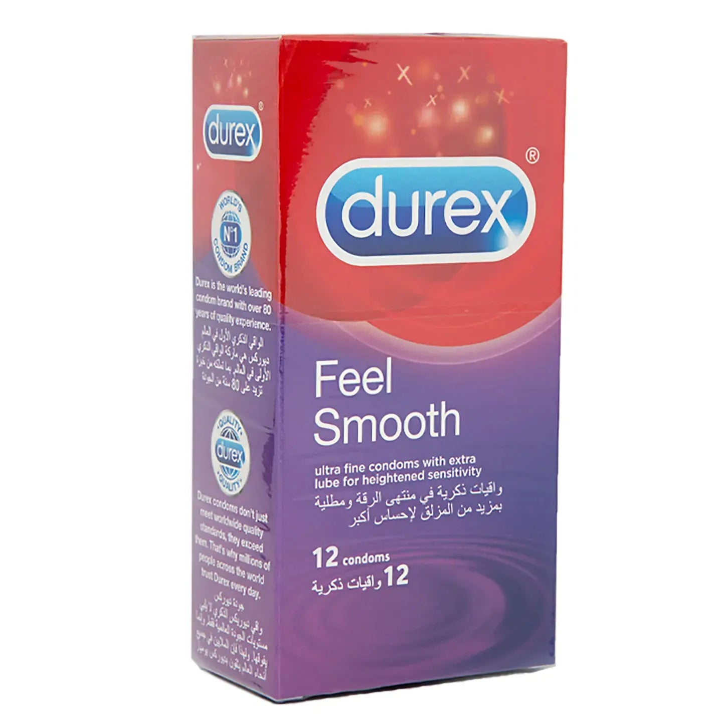 Durex Condom Feel Smooth 12 Pieces