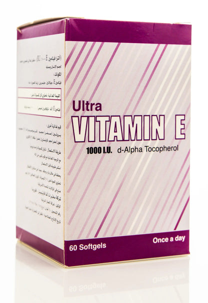 Ultra Vitamin E 1000 IU 60 Capsule
