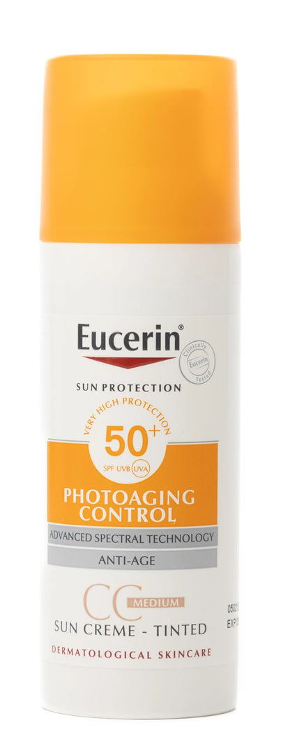 Eucerin Sun Protection SPF 50+ Photoaging Control CC Tinted Medium 50 Ml
