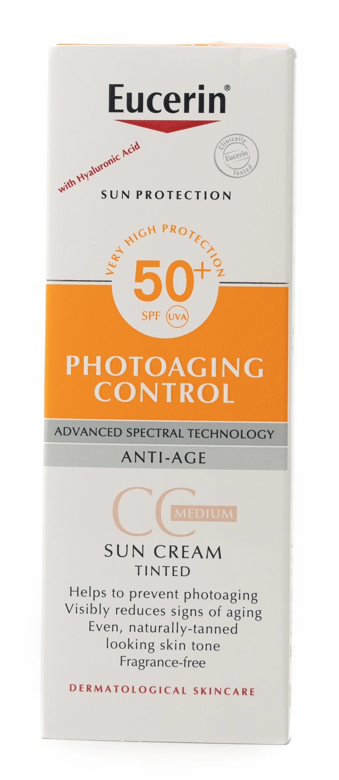 Eucerin Sun Protection SPF 50+ Photoaging Control CC Tinted Medium 50 Ml