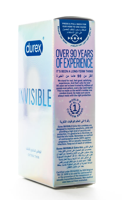 Durex Condom Invisible 12 Pieces