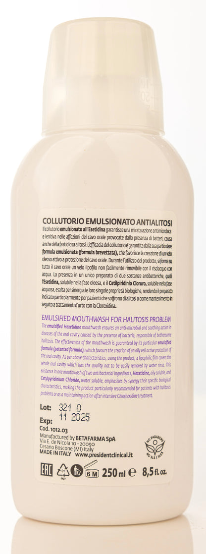 President Pure Breath Defense Mouthwash 250ml