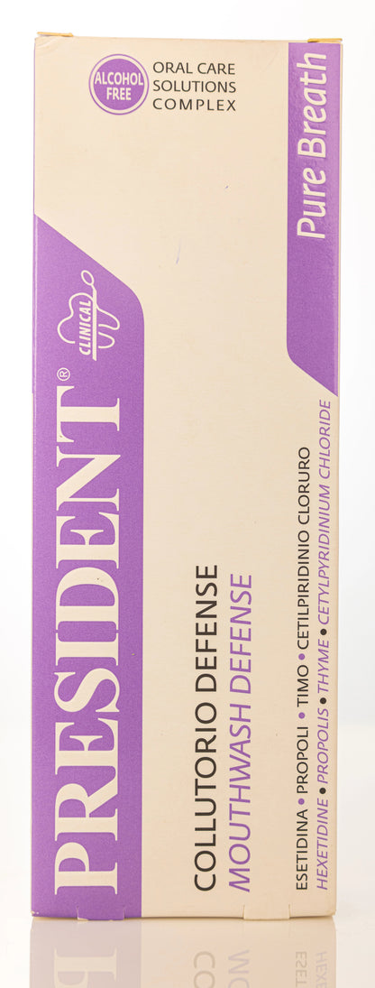 President Pure Breath Defense Mouthwash 250ml