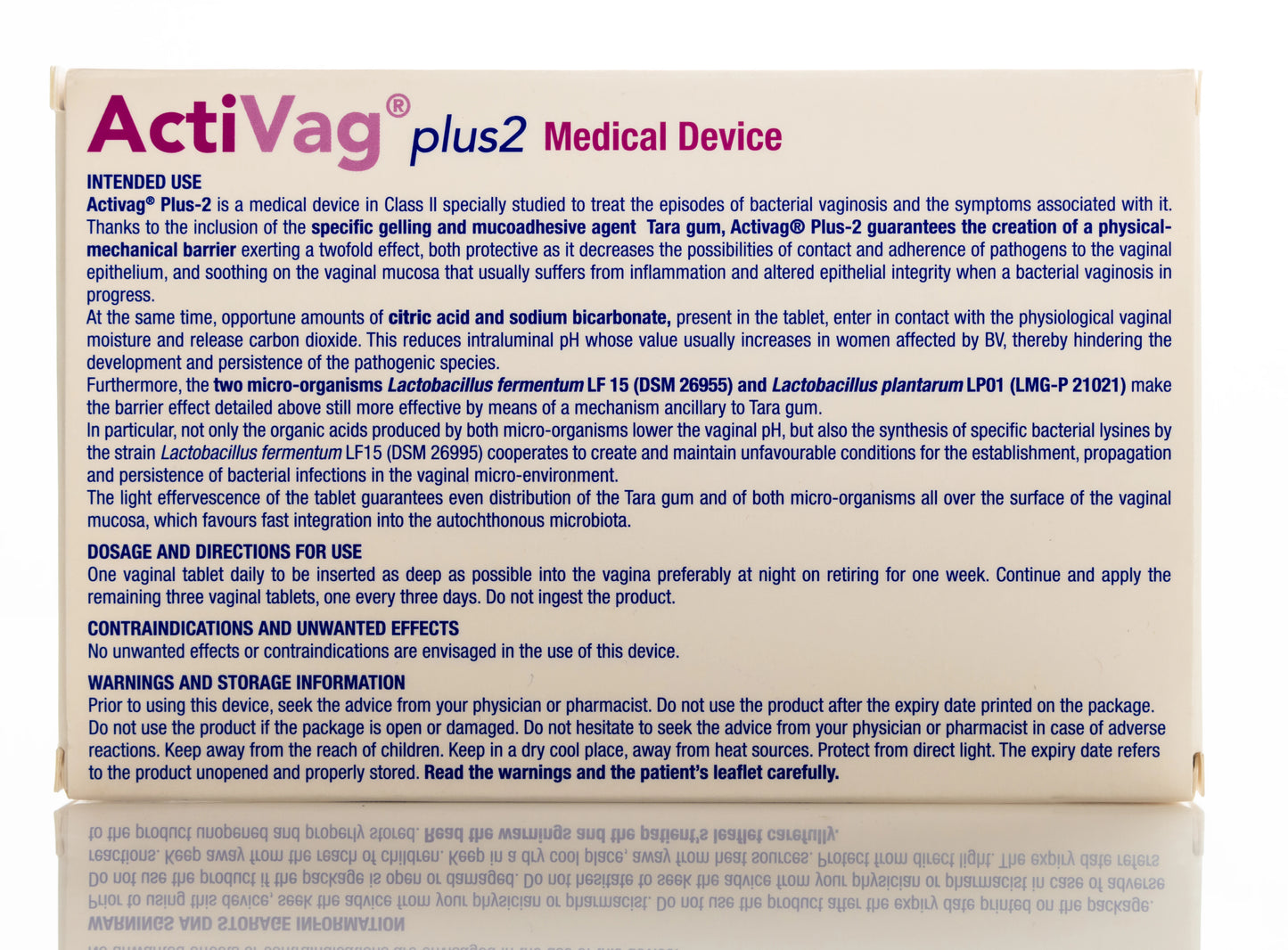 Activag Plus 2 Vaginal Tablets