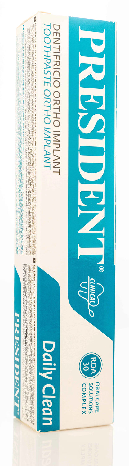 President Daily Clean Ortho Implant Toothpaste 75ml