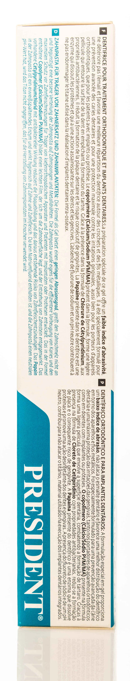President Daily Clean Ortho Implant Toothpaste 75ml
