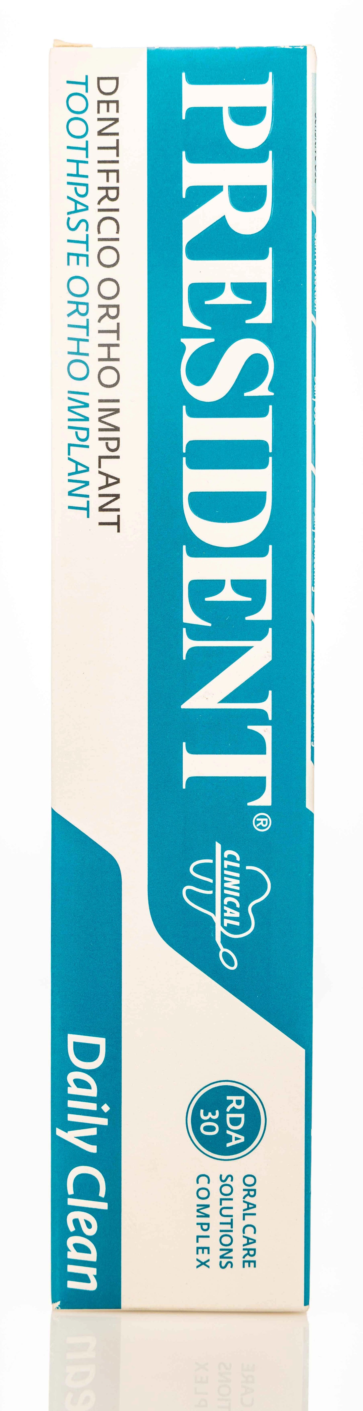 President Daily Clean Ortho Implant Toothpaste 75ml