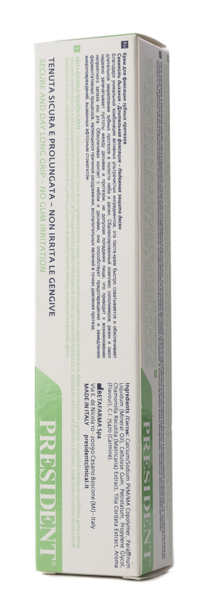 President Strong Fix Adhesive Cream Denture 40 gm
