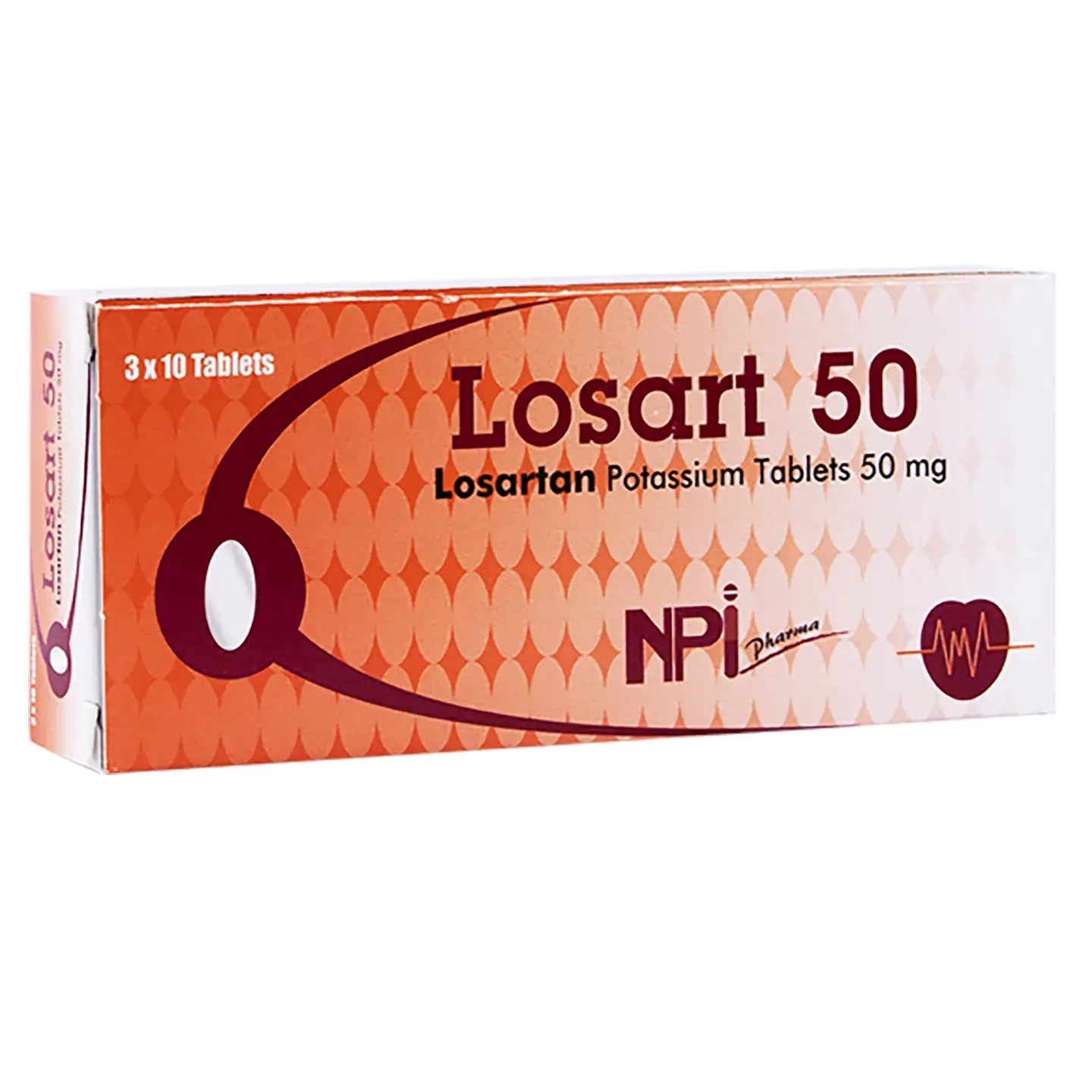 Losart 50Mg 30 Tablets