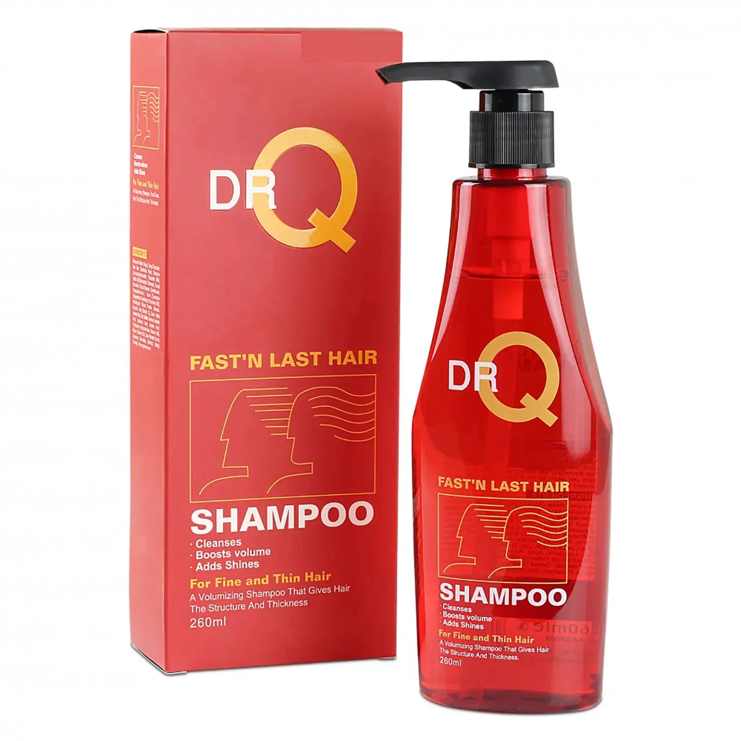DR Q Fast'N Last Hair Shampoo 260 Ml Offer Pack (1+1)