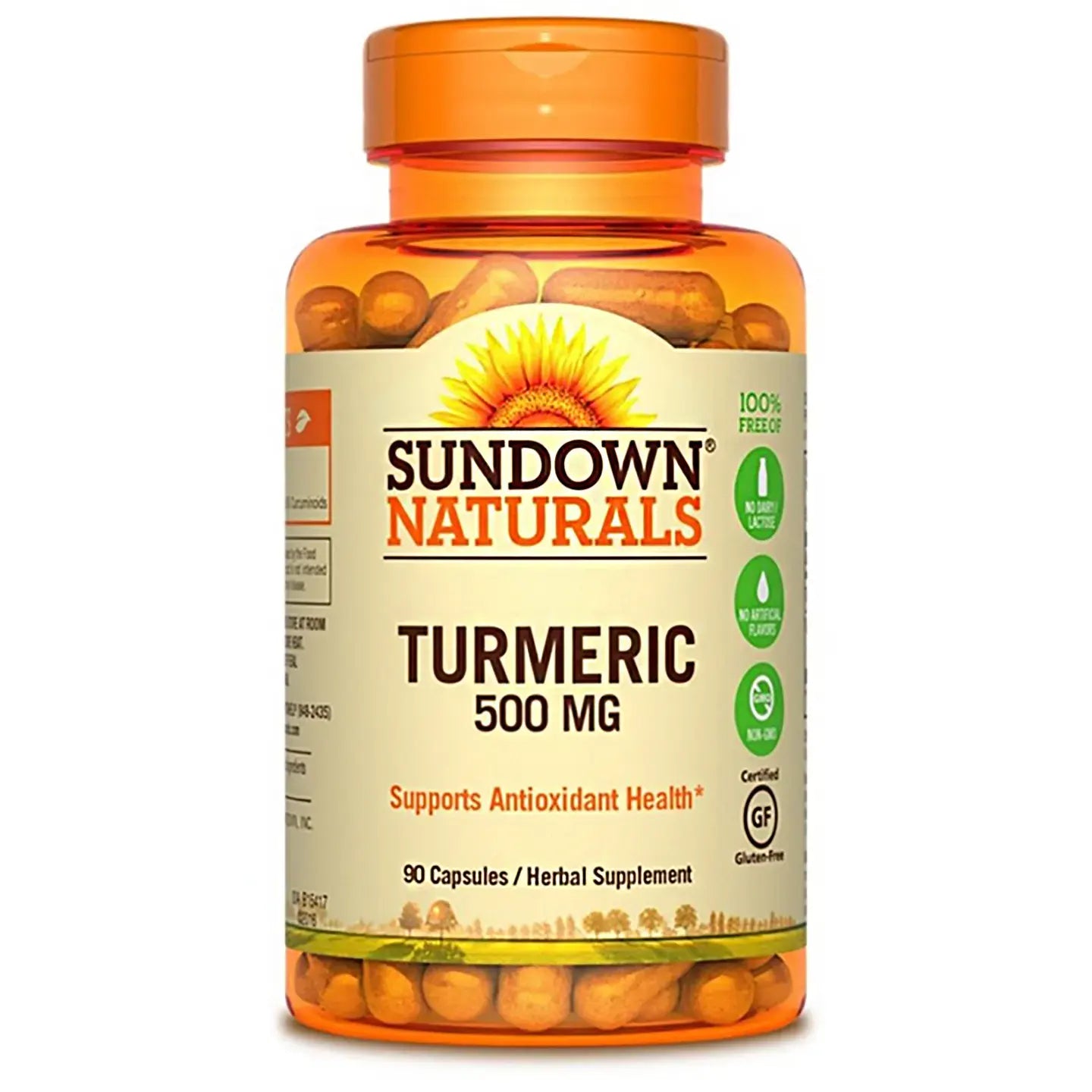 Sundown Turmeric 500mg 90 Capsules