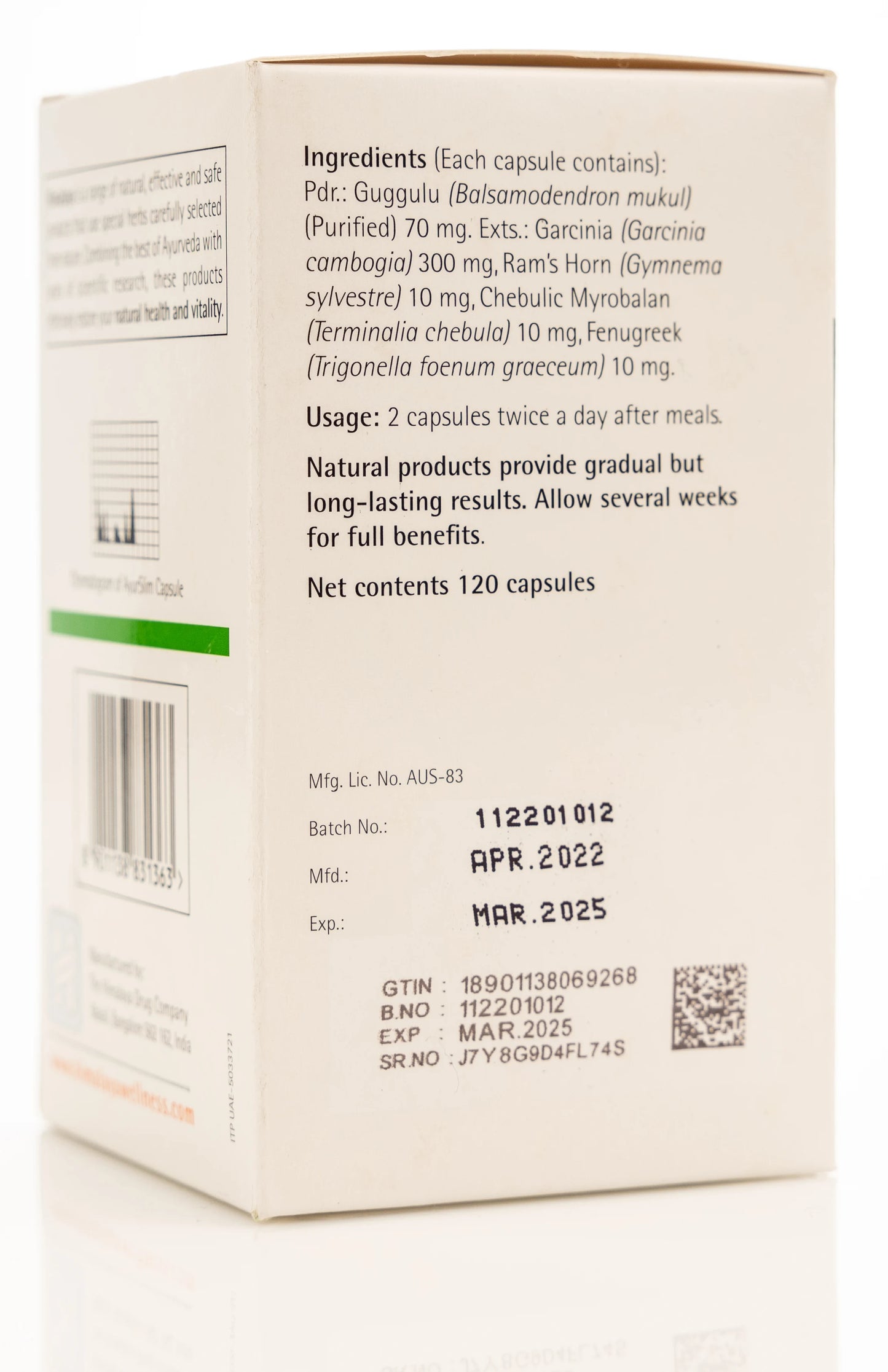 Ayurslim 120 Capsules