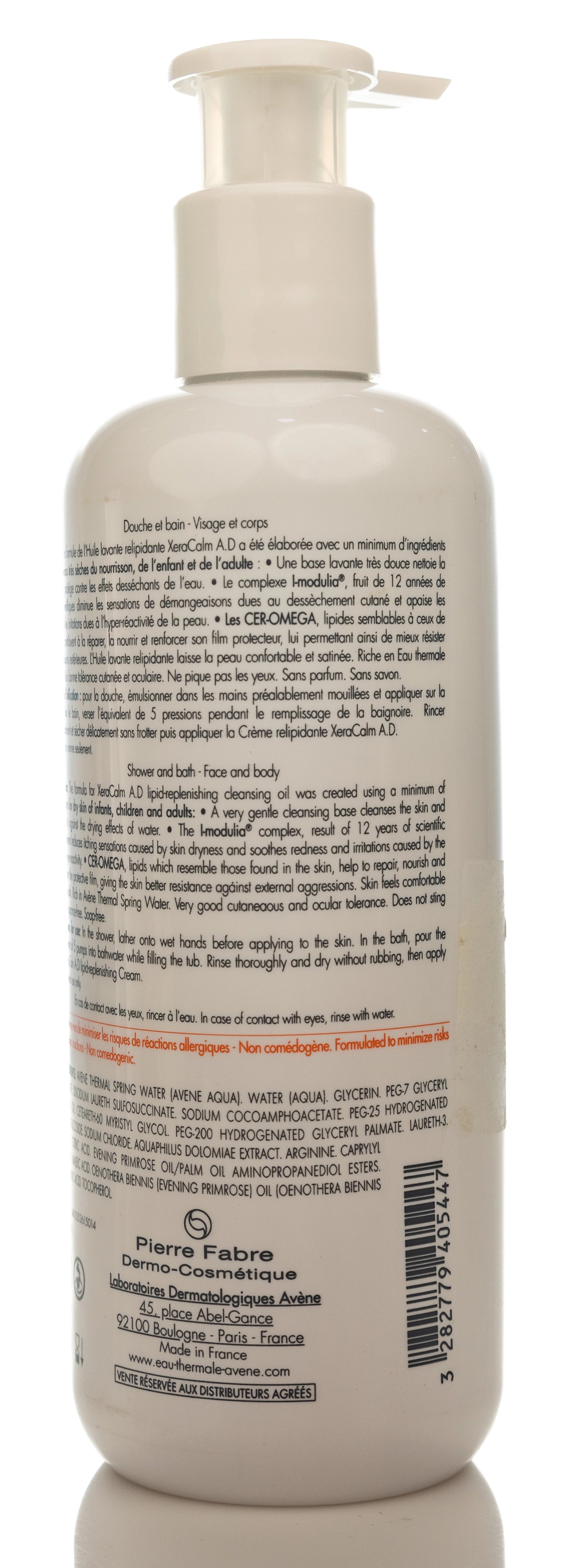 Avène XeraCalm A.D Lipid-Replenishing Cleansing Oil 400 Ml