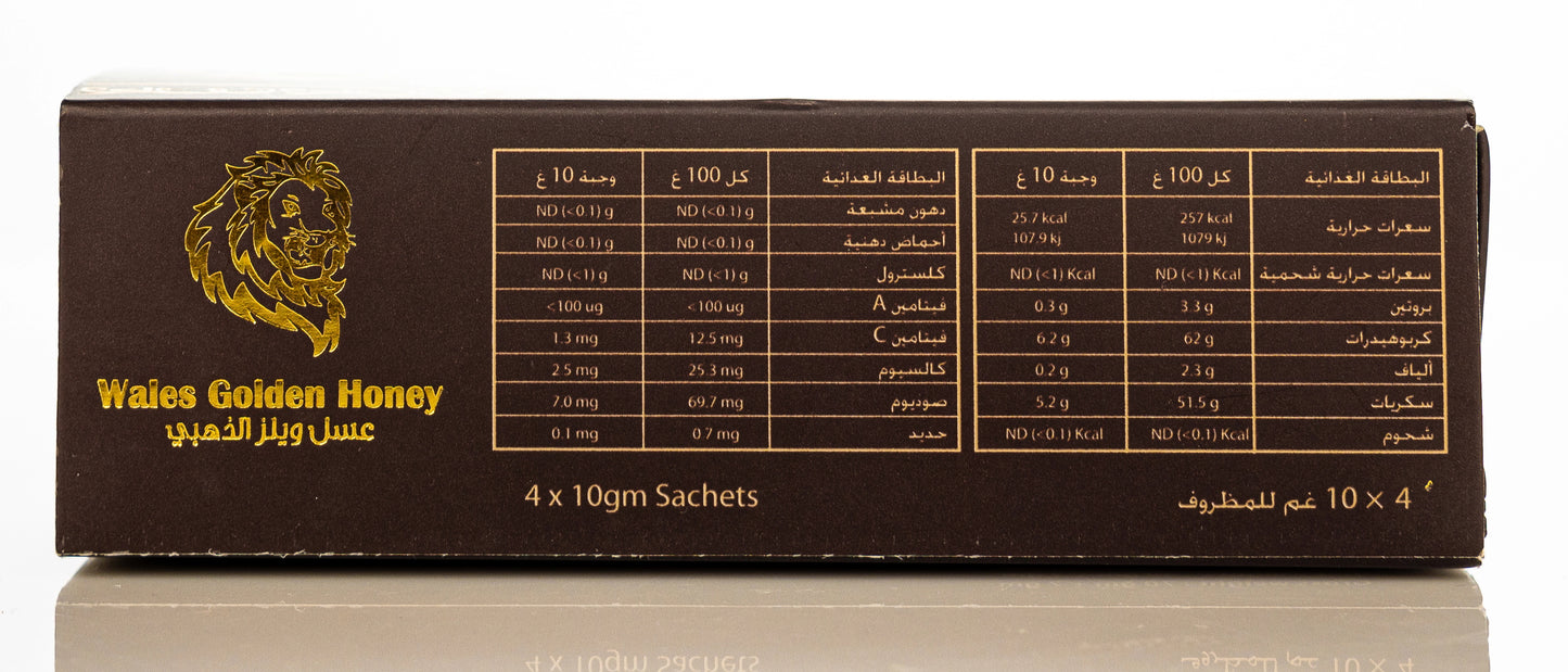 Wales Golden Honey 10gm 4 Sachets