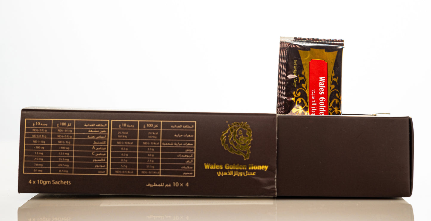 Wales Golden Honey 10gm 4 Sachets