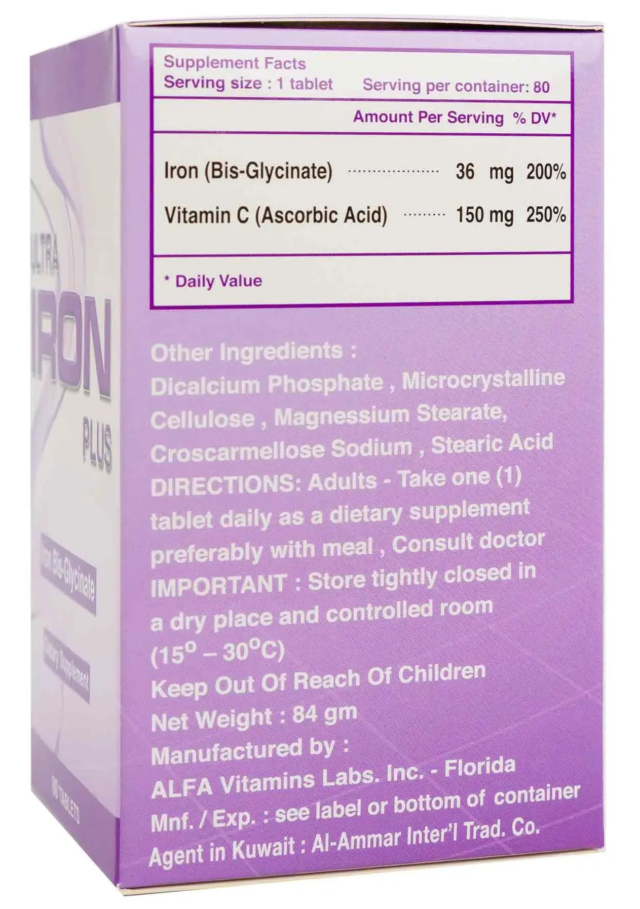 Ultra Iron Plus 80 Tablet