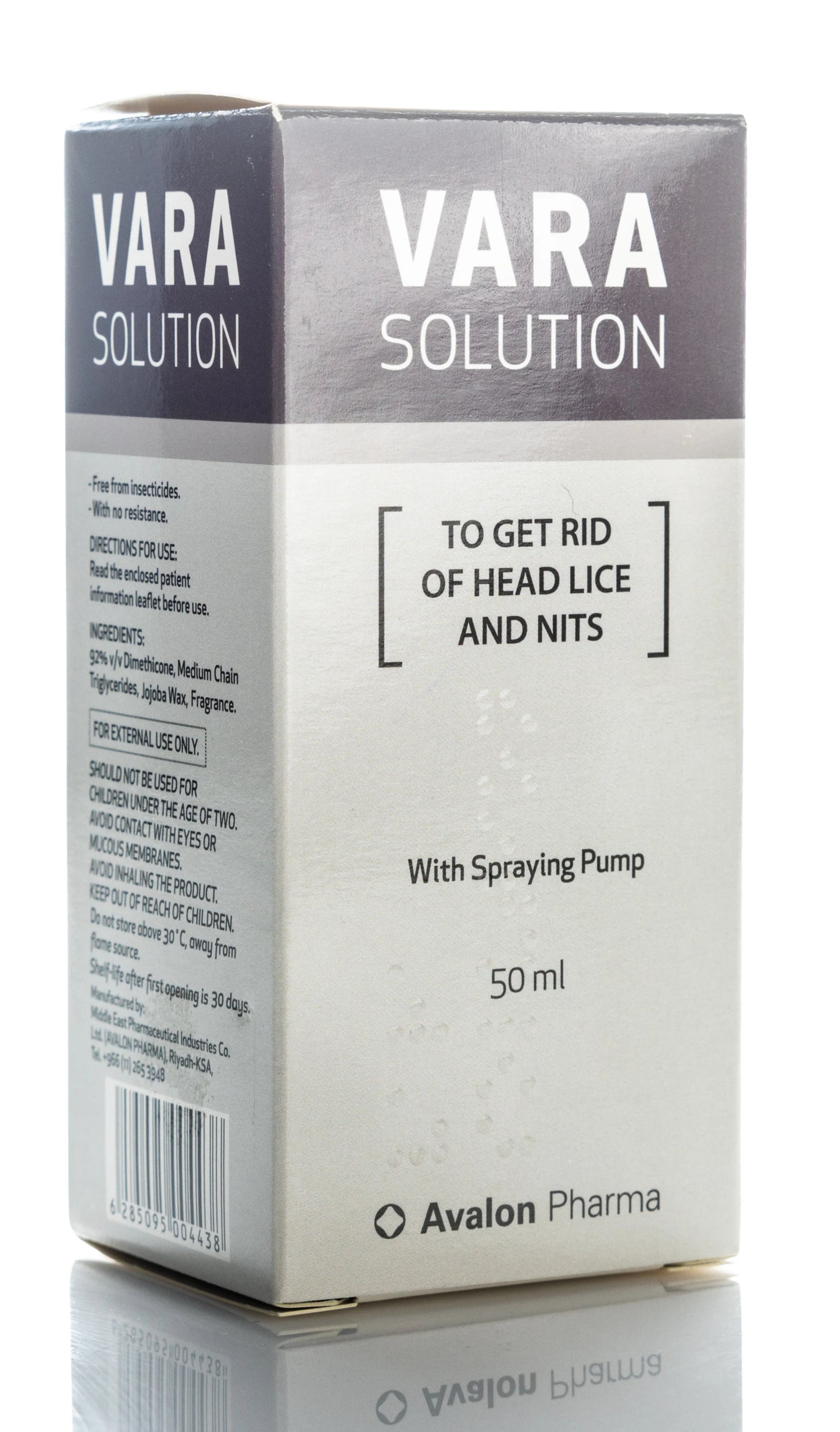 Avalon Vara Anti Lice Solution Spray 50 Ml