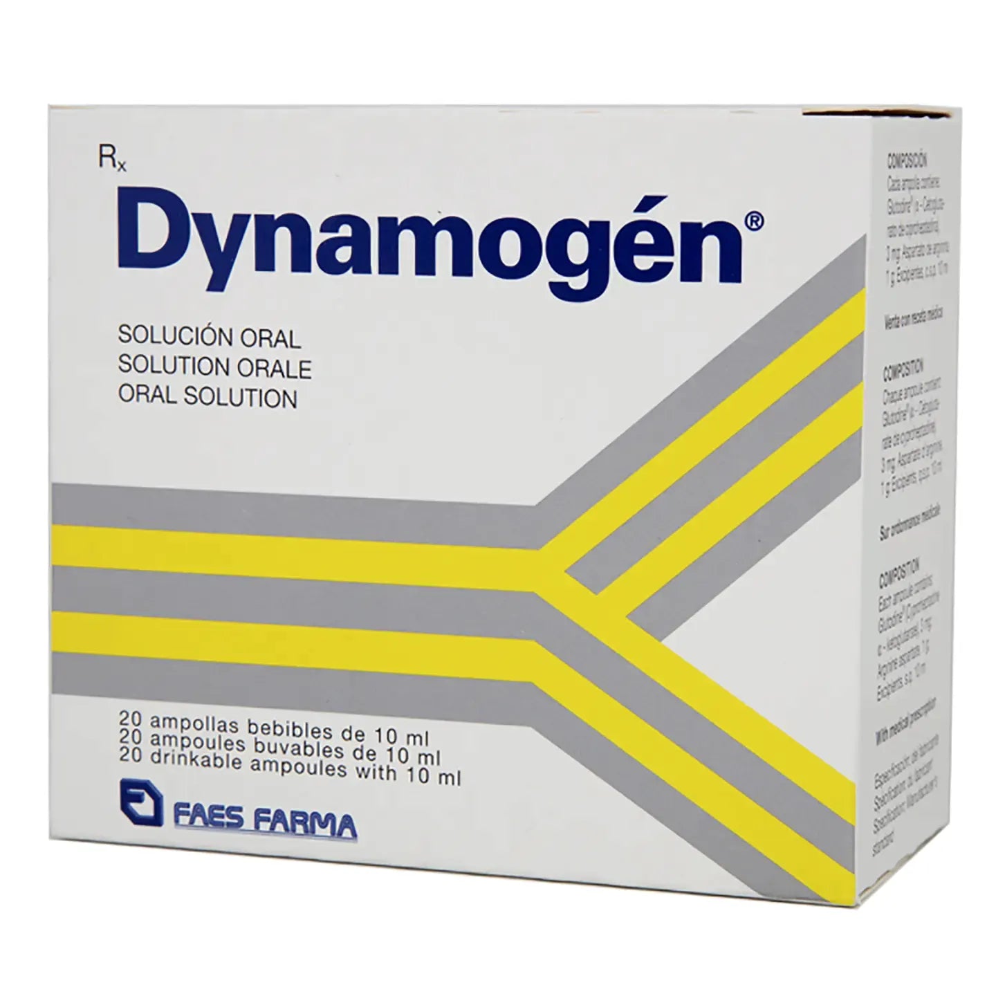 Dynamogen Drinkable 10 Ml 20 Ampoules