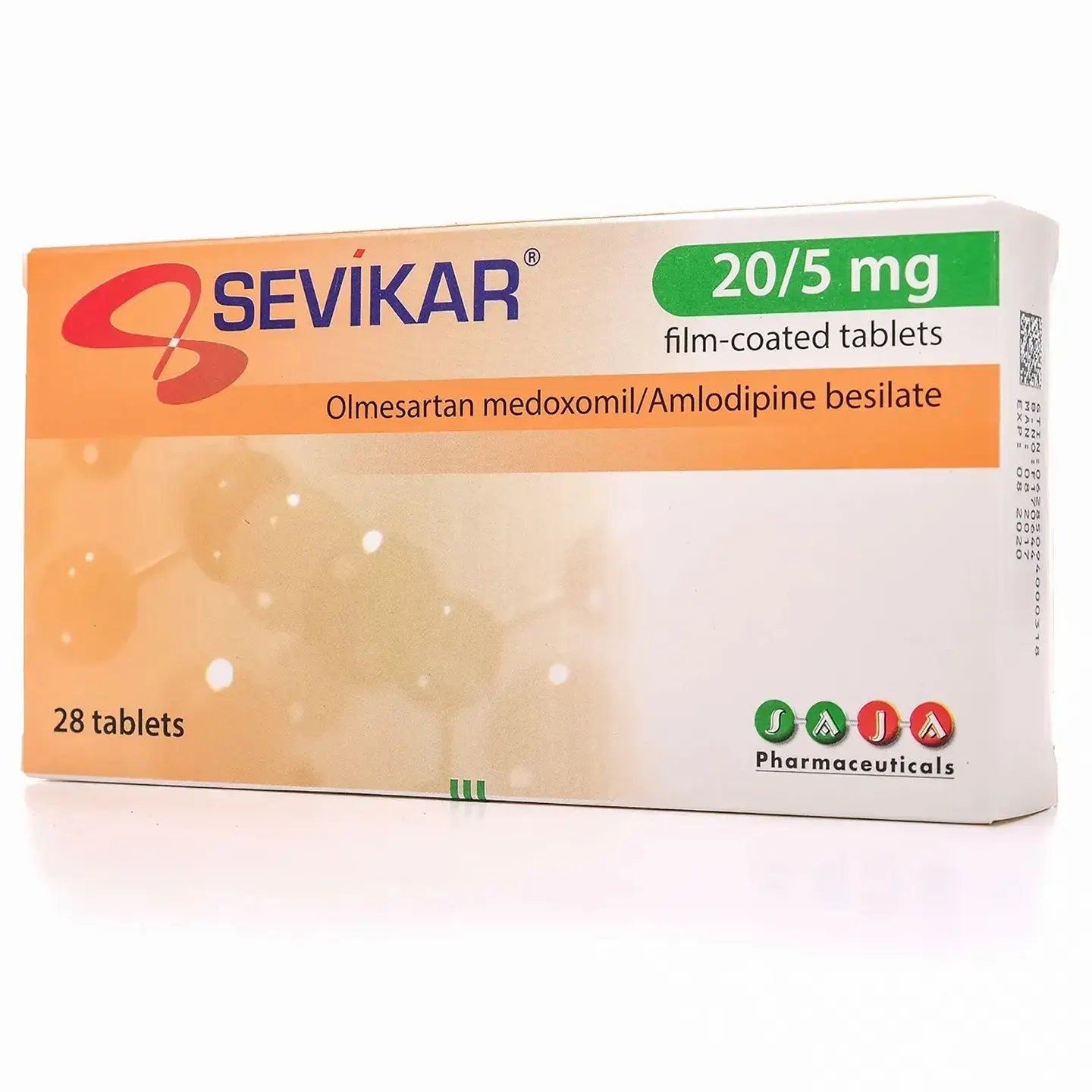 Sevikar 20/5Mg 28 Tablets