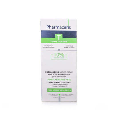 Pharmaceris T Sebo-Almond Peel Exfoliating Night Cream 10% Mandelic Acid 50 Ml