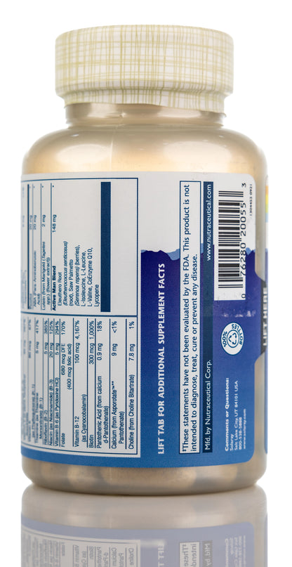 Solaray Once Daily Active Man multivitamin 90 Capsules