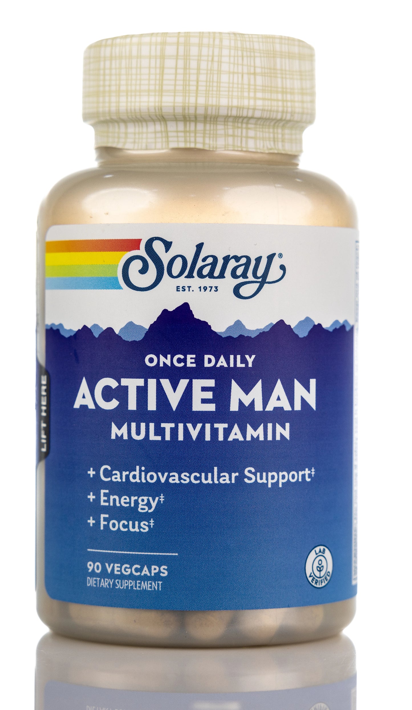 Solaray Once Daily Active Man multivitamin 90 Capsules