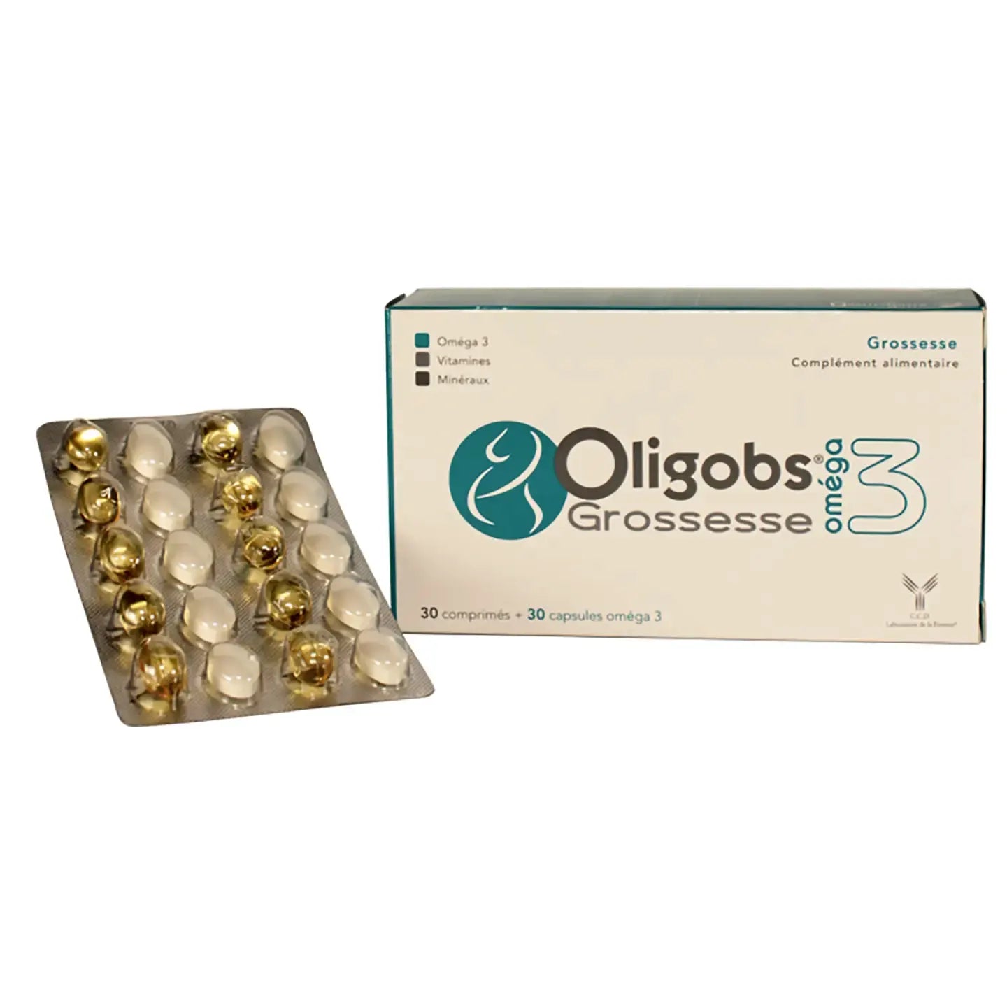 Oligobs Grossesse Omega-3 30 Tablets+30 Capsules