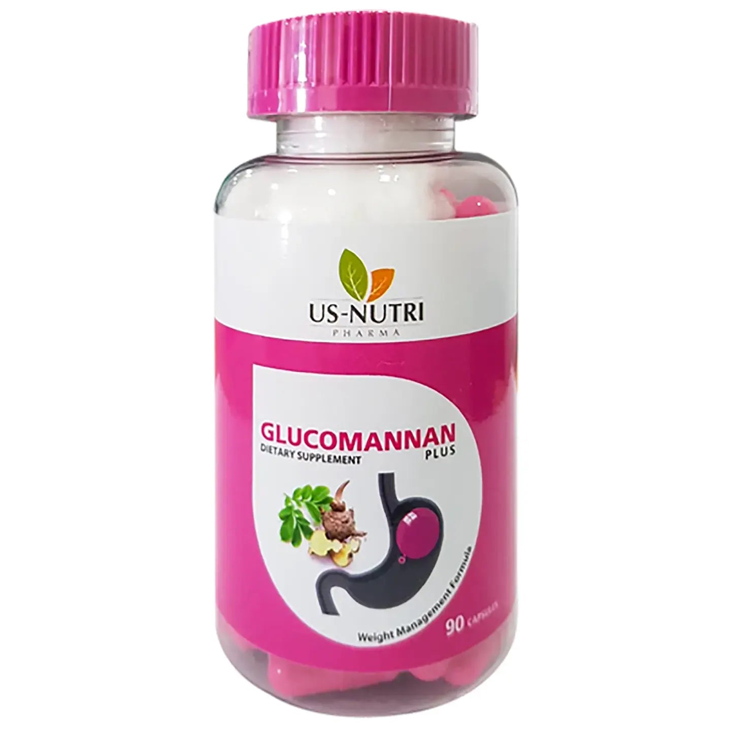 Us-Nutri Glucomannan Plus 90 Capsules