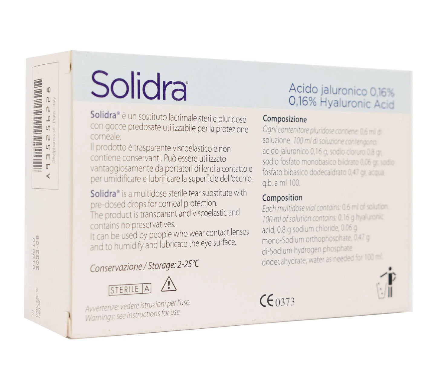 Solidra Eye Drops 20 Vials