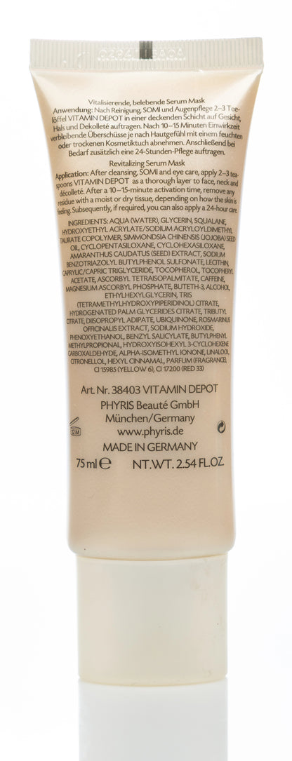 Phyris Time Release Vitamin Depot Serum Mask 75 Ml