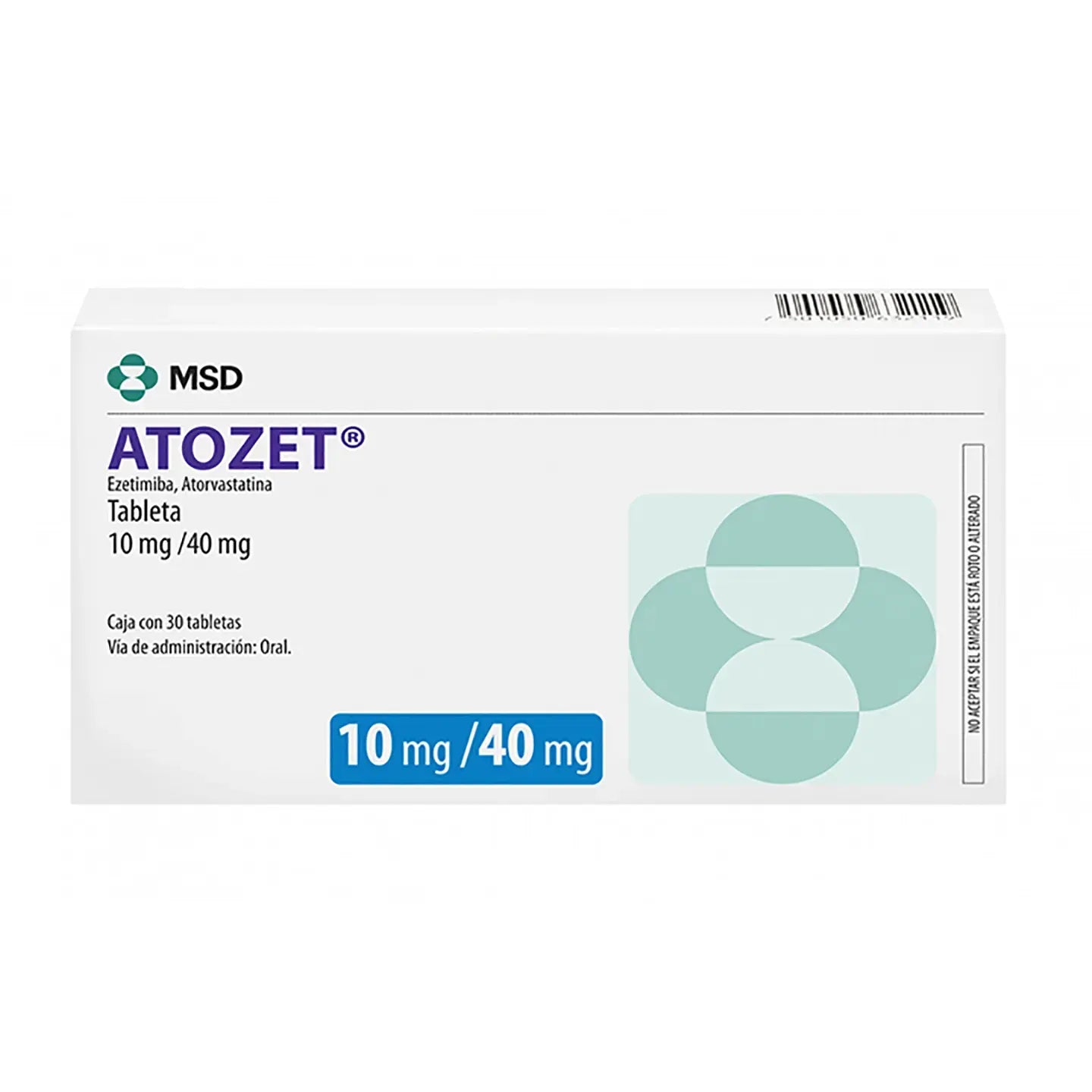 Atozet 10/40Mg 30 Tablets