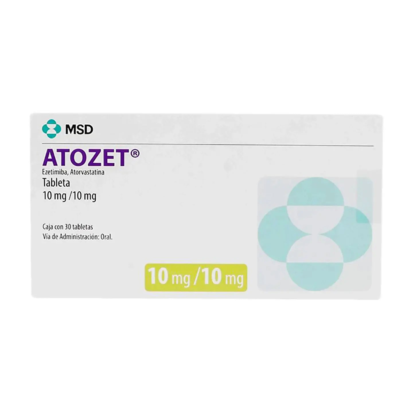 Atozet 10/10Mg 30 Tablets