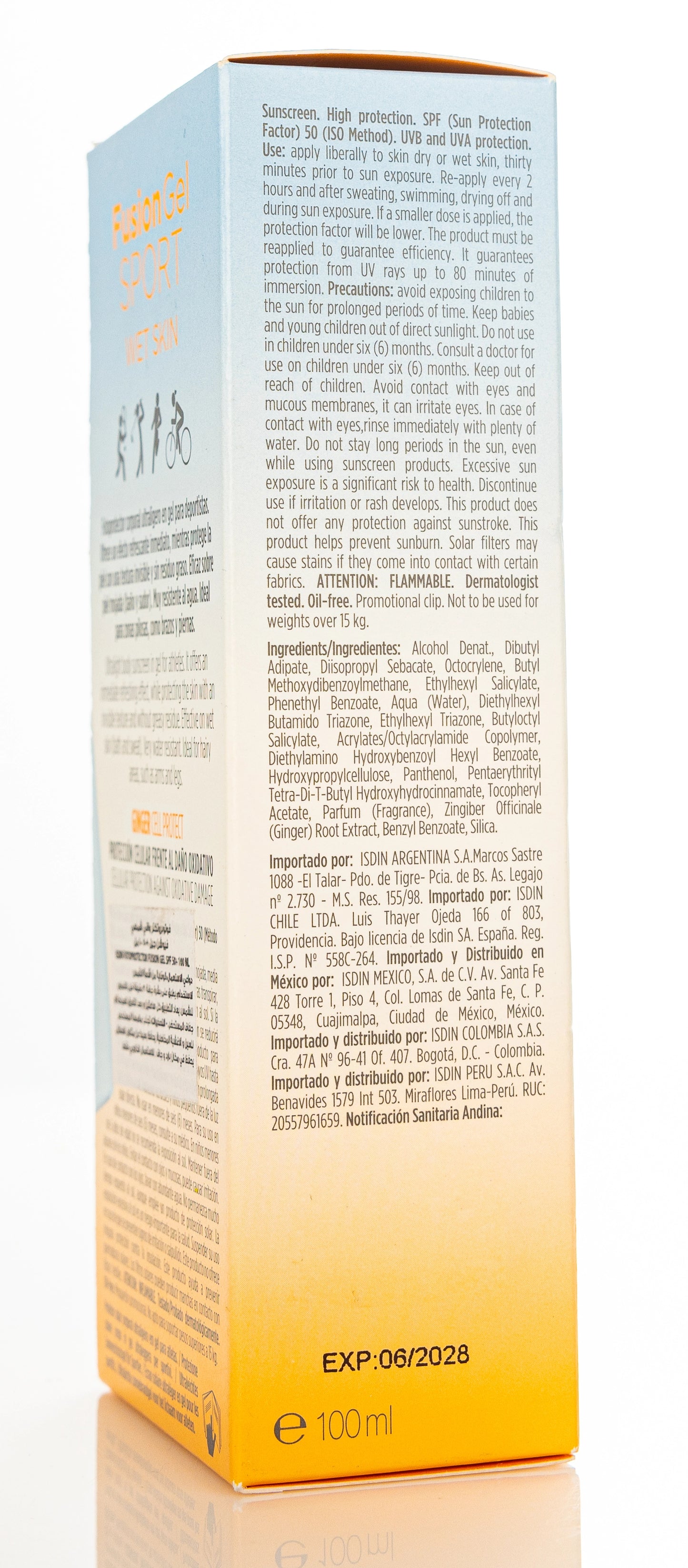 Isdin Fotoprotect Sport Spf 50 Fusion Gel 100 Ml