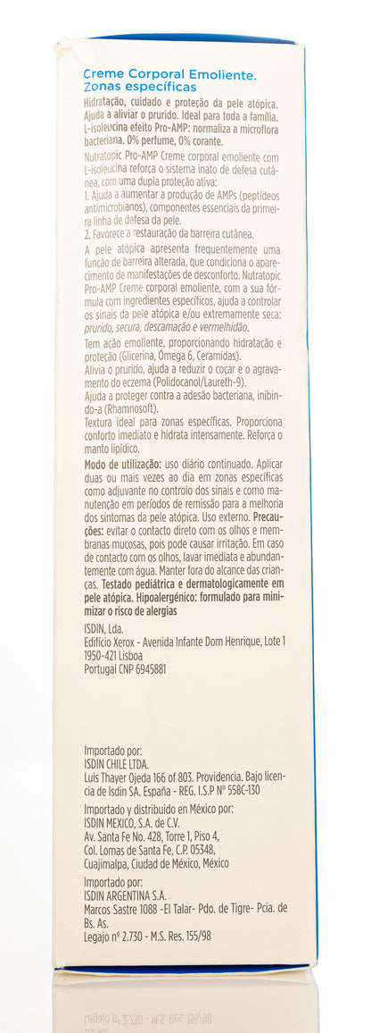 Isdin Nutratopic Pro-Amp Emolient Cream 200 Ml