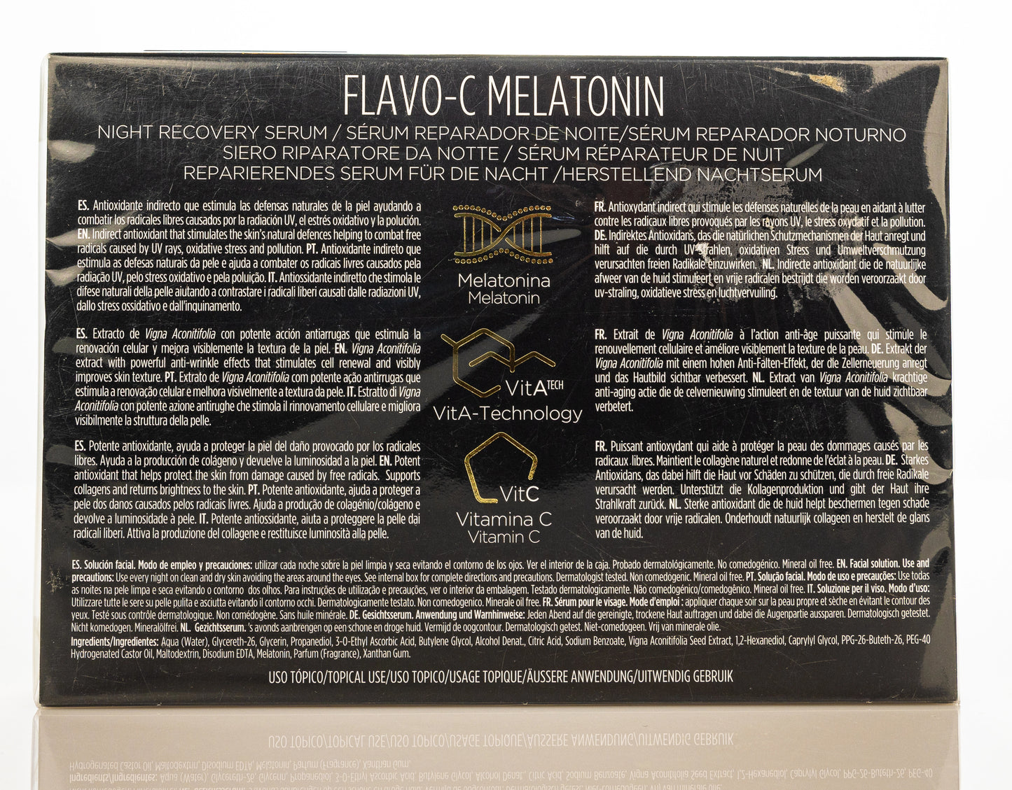 Isdin Flavo-C Melatonin Night Serum Ampoule 10X2 Ml
