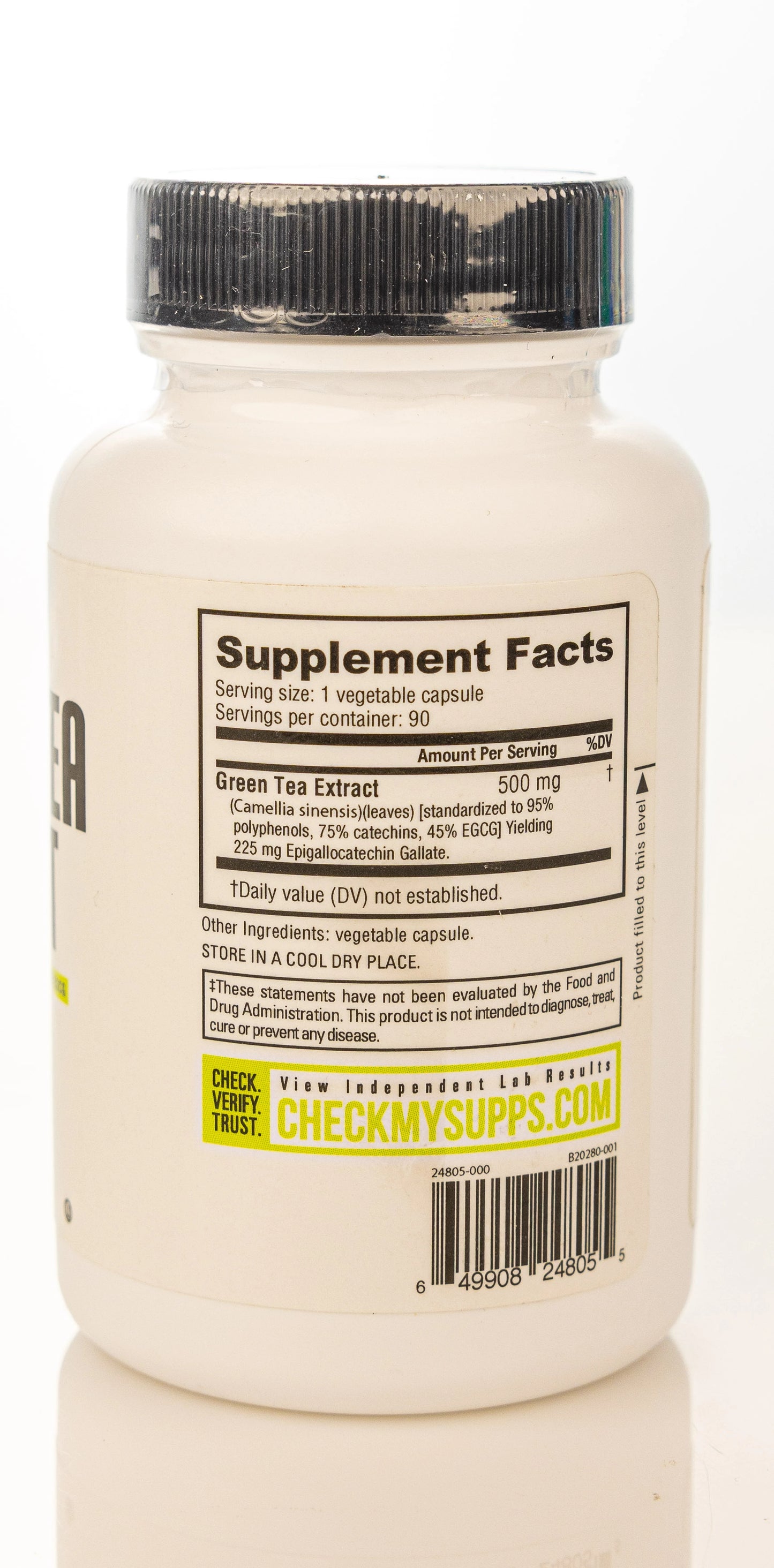 Nutrabio Green Tea Extract 90 Capsules