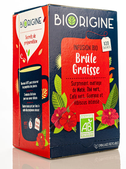 Biorigine Hibiscus Tea[Brule-Graisse] 20Sachets