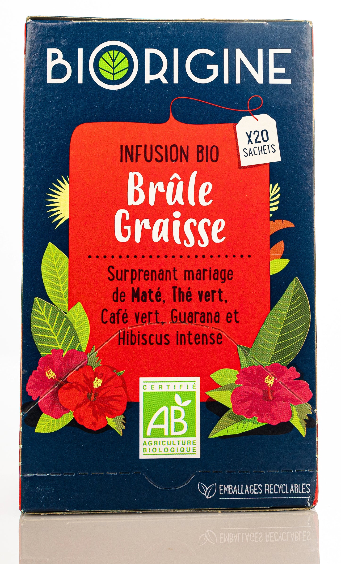 Biorigine Hibiscus Tea[Brule-Graisse] 20Sachets