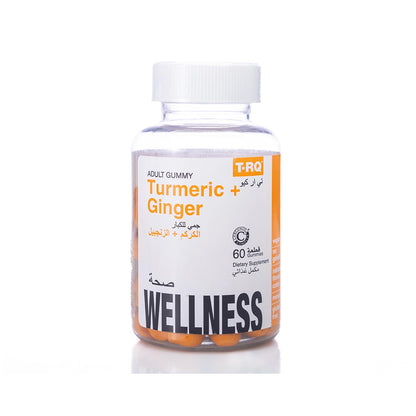 TRQ  Adult Gummy Turmeric+Ginger 60 Gummies