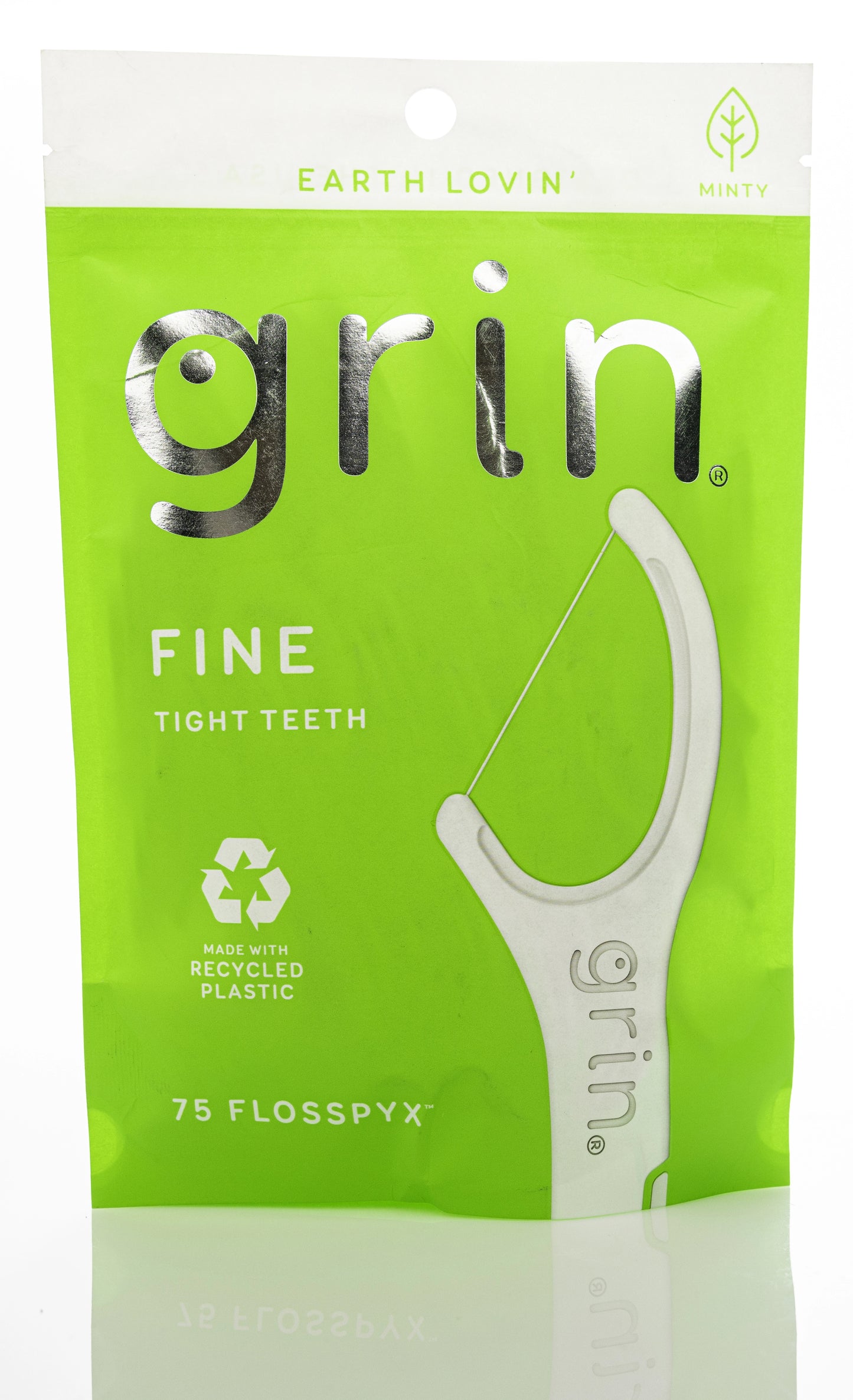 Grin Fine Tight Teeth Floss 75 Flosspyx [3917]