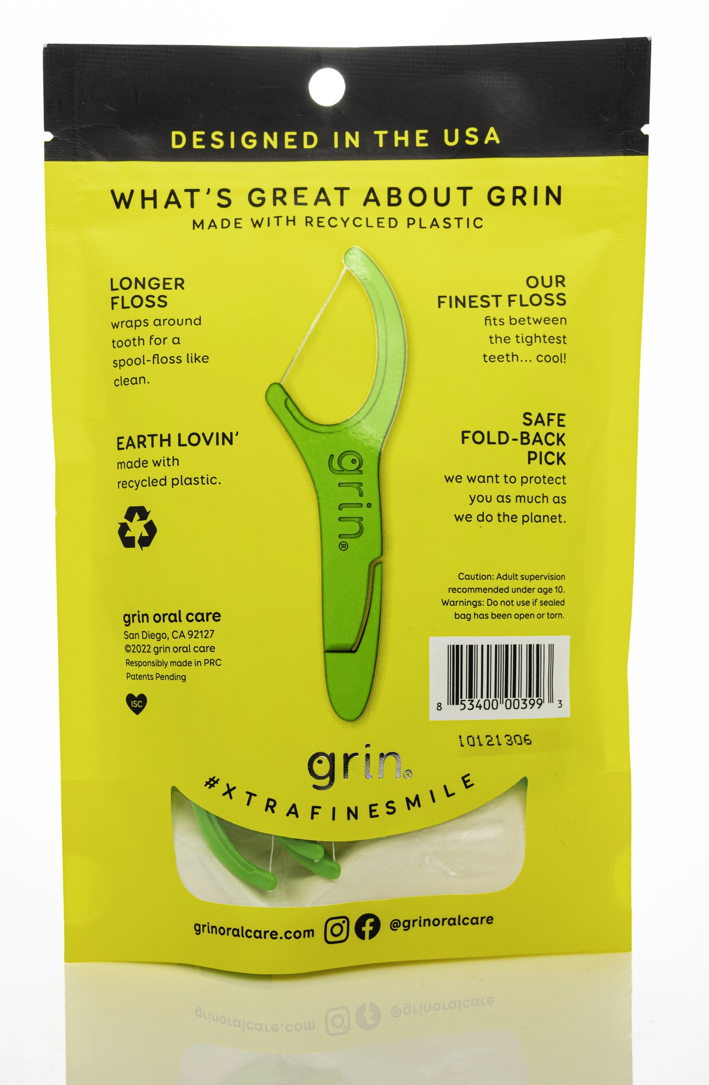 Grin Xtrafine Super Tight Teeth 75 Flosspyx [3993]