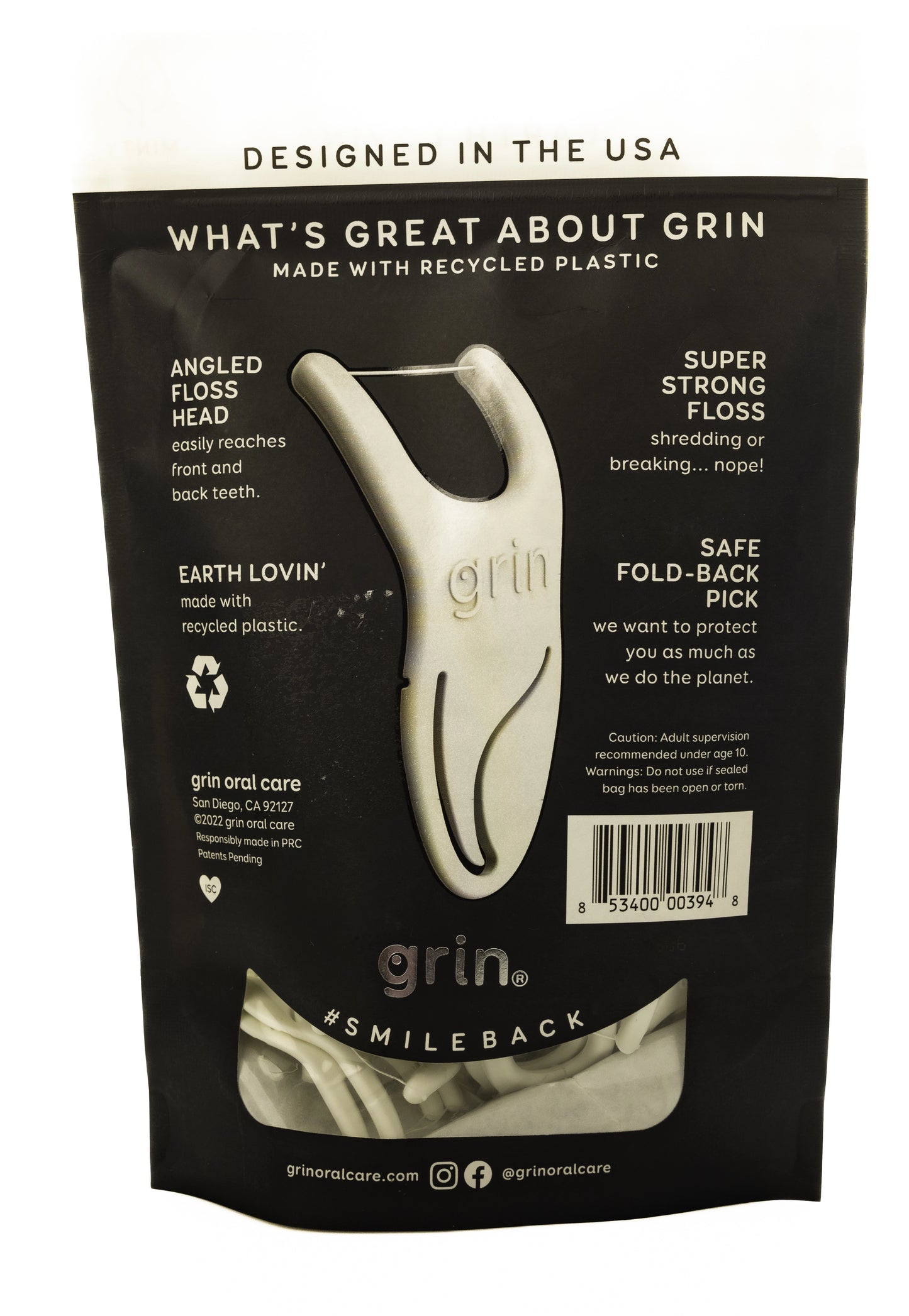 Grin Molar Reach Back Teeth 75 Flosspyx[3948]