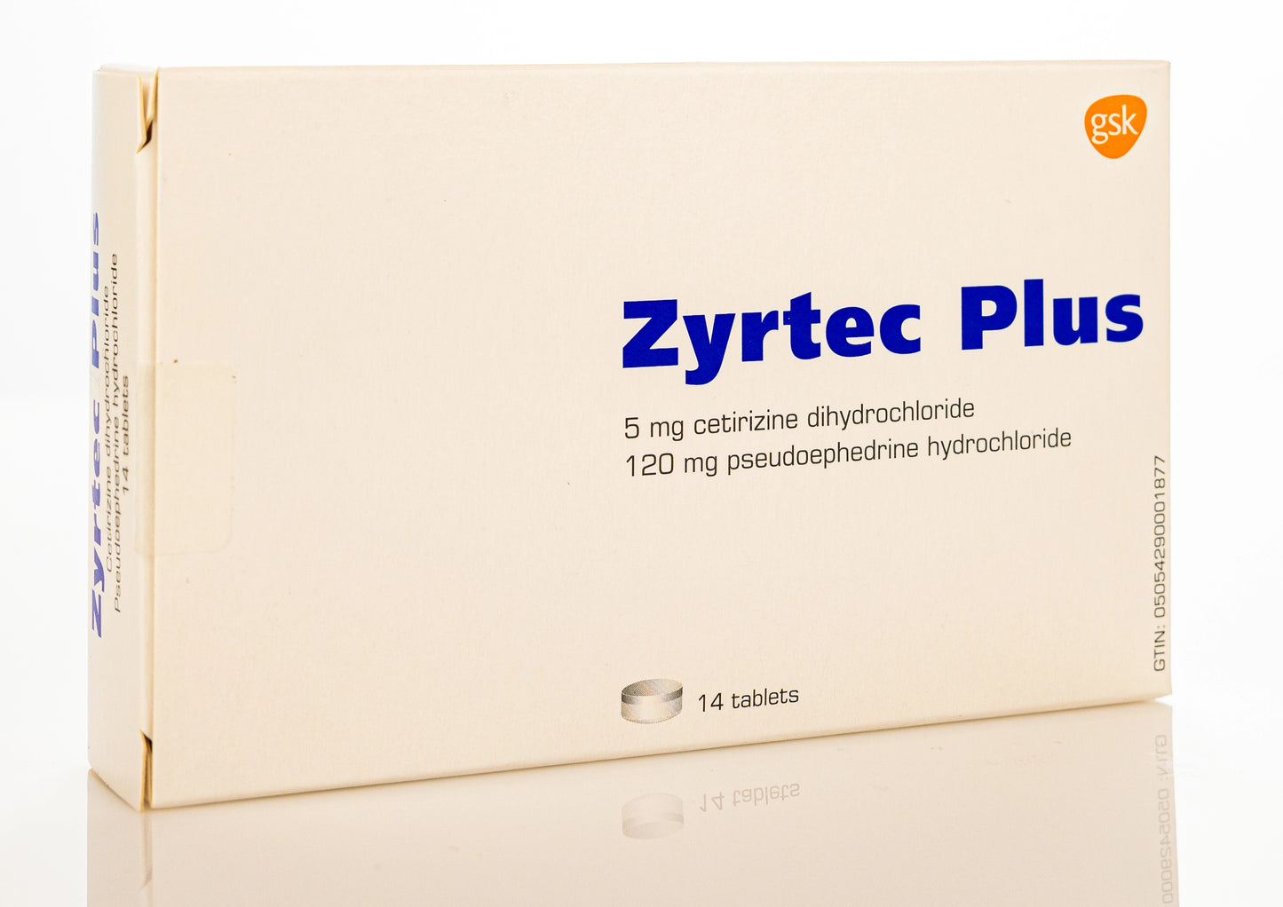 Zyrtec Plus 5/120Mg 14Tablets