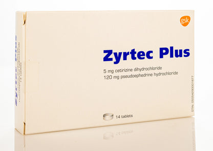 Zyrtec Plus 5/120Mg 14Tablets