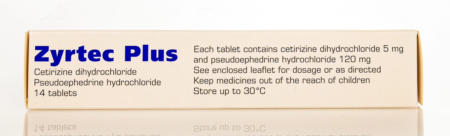 Zyrtec Plus 5/120Mg 14Tablets